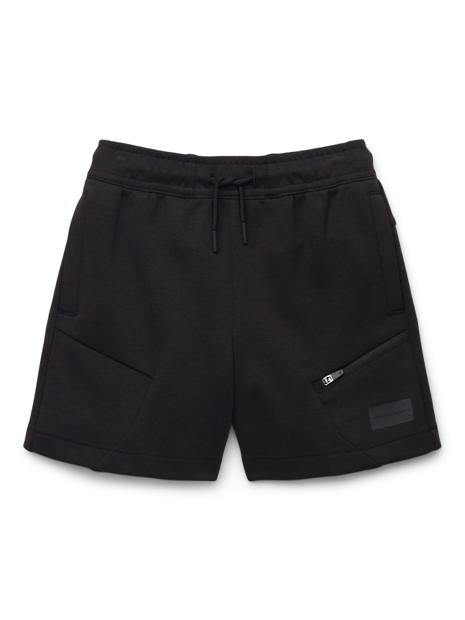 Athletic Works Boys Double Knit Performance Shorts, Sizes 4-18