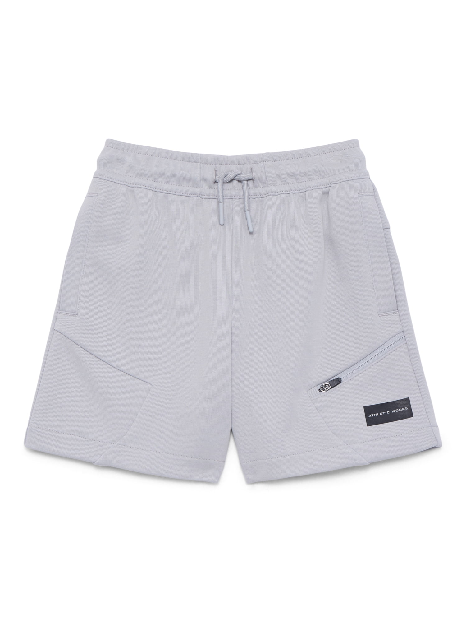 Athletic Works Boys Double Knit Performance Shorts, Sizes 4-18