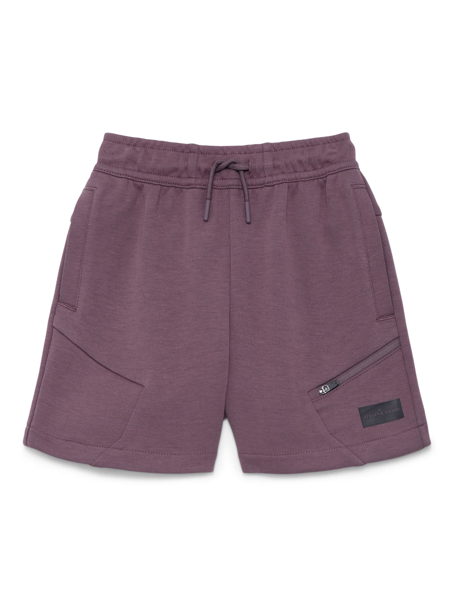 Athletic Works Boys Double Knit Performance Shorts, Sizes 4-18