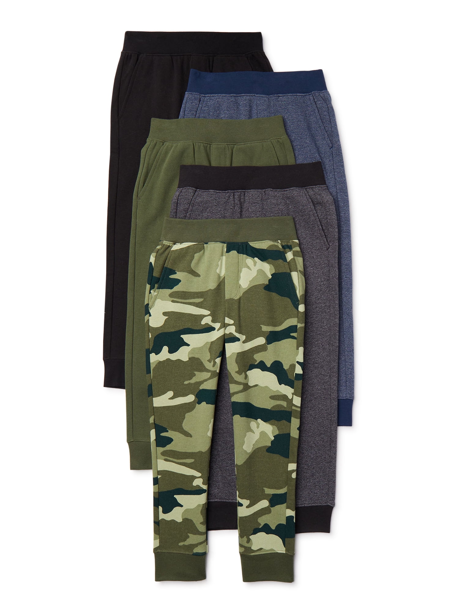 Boys Athletic Fleece Sweatpants 5 Pack Sizes 4 18 Egypt Ubuy