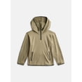 thumbnail image 1 of Athletic Works Boys' Fleece Quarter Zip Hoodie Sweatshirt, Sizes 4-18, 1 of 3