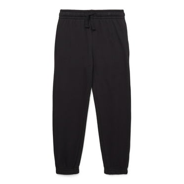 Athletic Works Boys Fleece Jogger Sweatpants, Sizes 4-18 and Husky