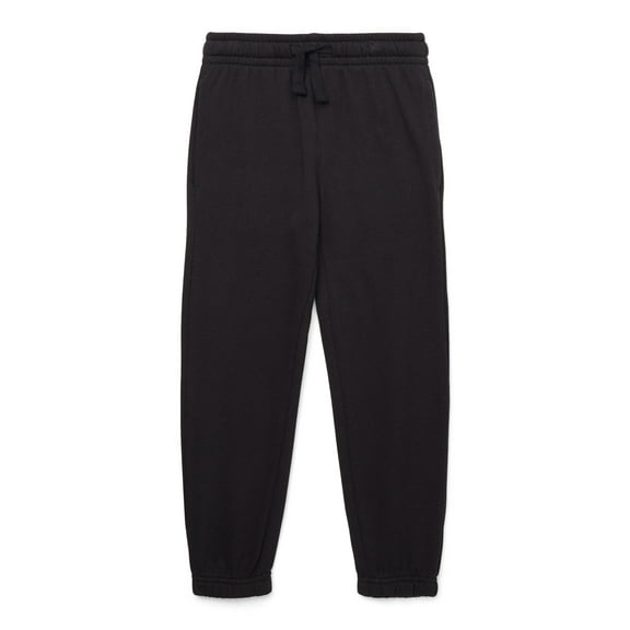 Athletic Works Boys Fleece Jogger Sweatpants, Sizes 4-18 and Husky