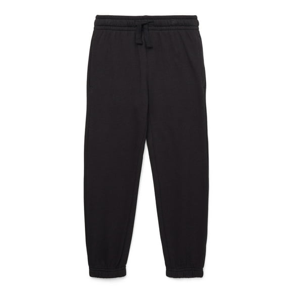 Athletic Works Boys Fleece Jogger Sweatpants, Sizes 4-18 and Husky