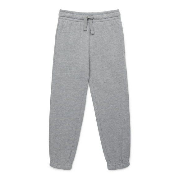 Athletic Works Boys Fleece Jogger Sweatpants, Sizes 4-18 and Husky