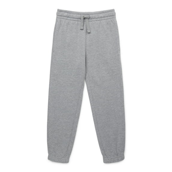 Athletic Works Boys Fleece Jogger Sweatpants, Sizes 4-18 and Husky