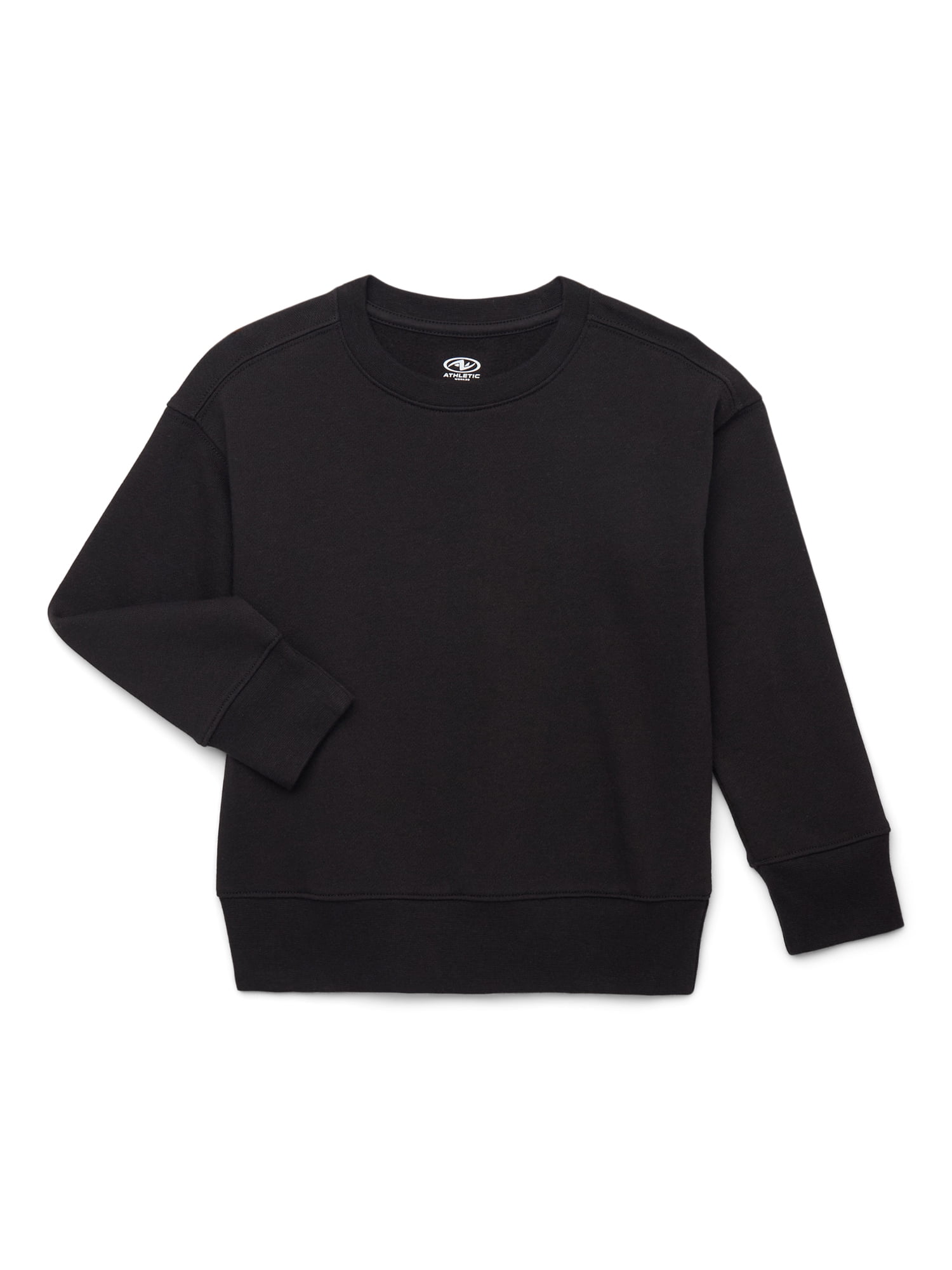 SHAPES PRINT FLEECE BOYS SWEATSHIRT - WHITE