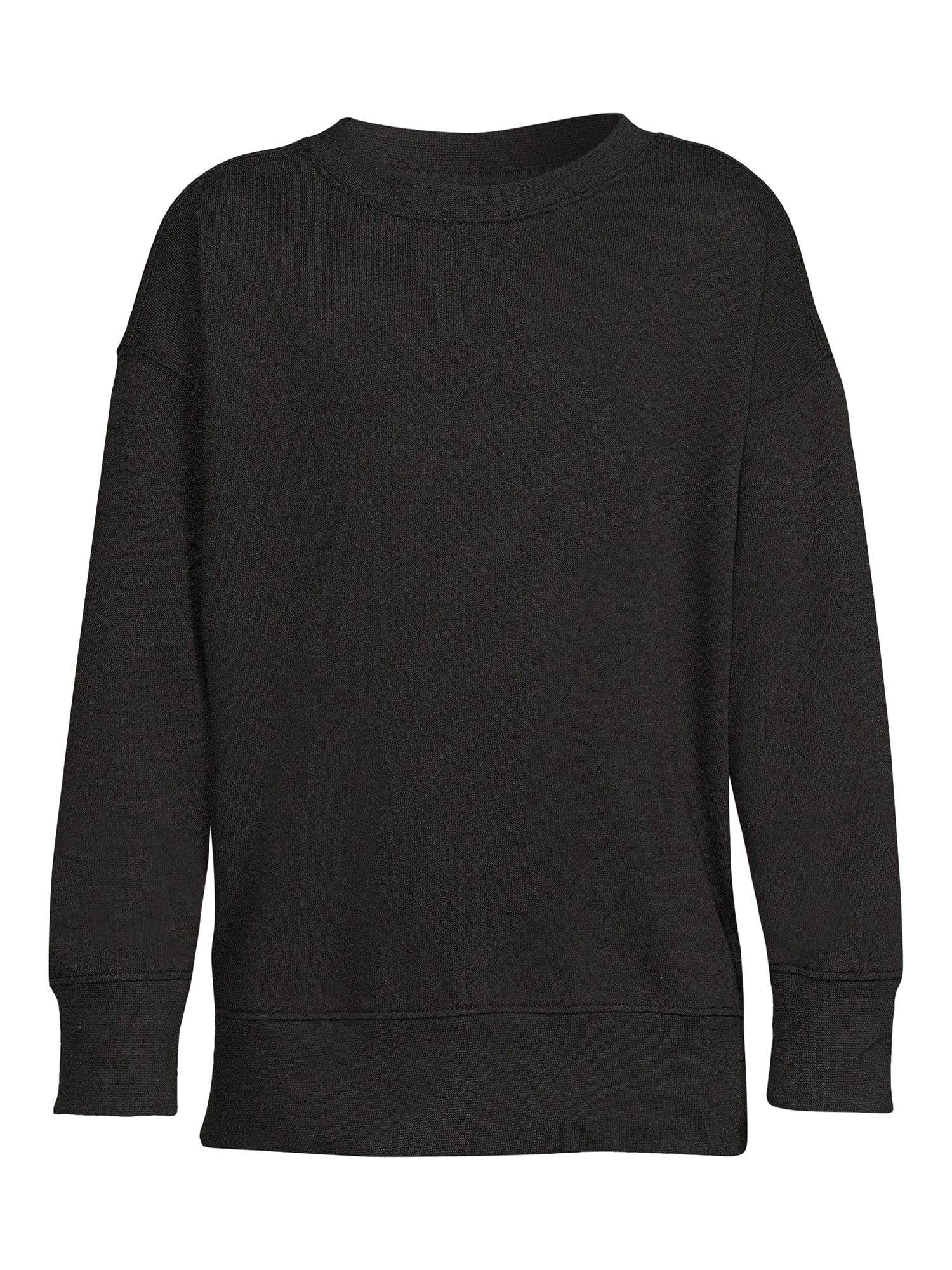 BLUE MELANGE BOYS FLEECE SWEATSHIRT - BLUE main image 1