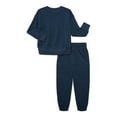 thumbnail image 1 of Athletic Works Boys Fleece Sweatshirt and Sweatpants Set, 2-Piece, Sizes 4-18 & Husky, 1 of 3