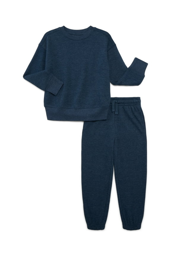 Boys Fleece Sweatshirt and Sweatpants Set, 2-Piece, Sizes 4-18 & Husky