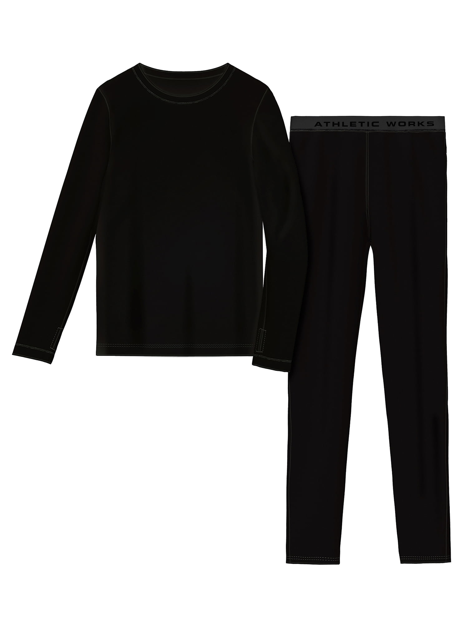 Athletic Works Kids Fleece Thermal Set, Sizes XS-XXL