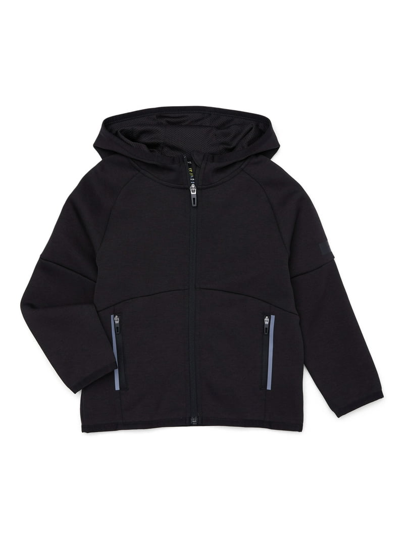 pyke② Athletic Works Boys Full-Zip Double Knit Performance Jacket