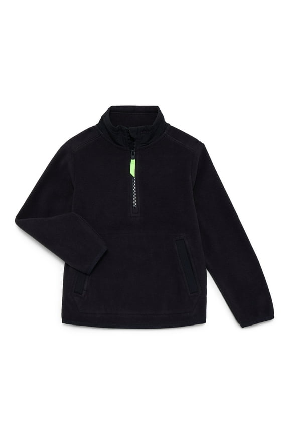 Boys Half Zip Microfleece Pullover, Sizes 4-18 & Husky