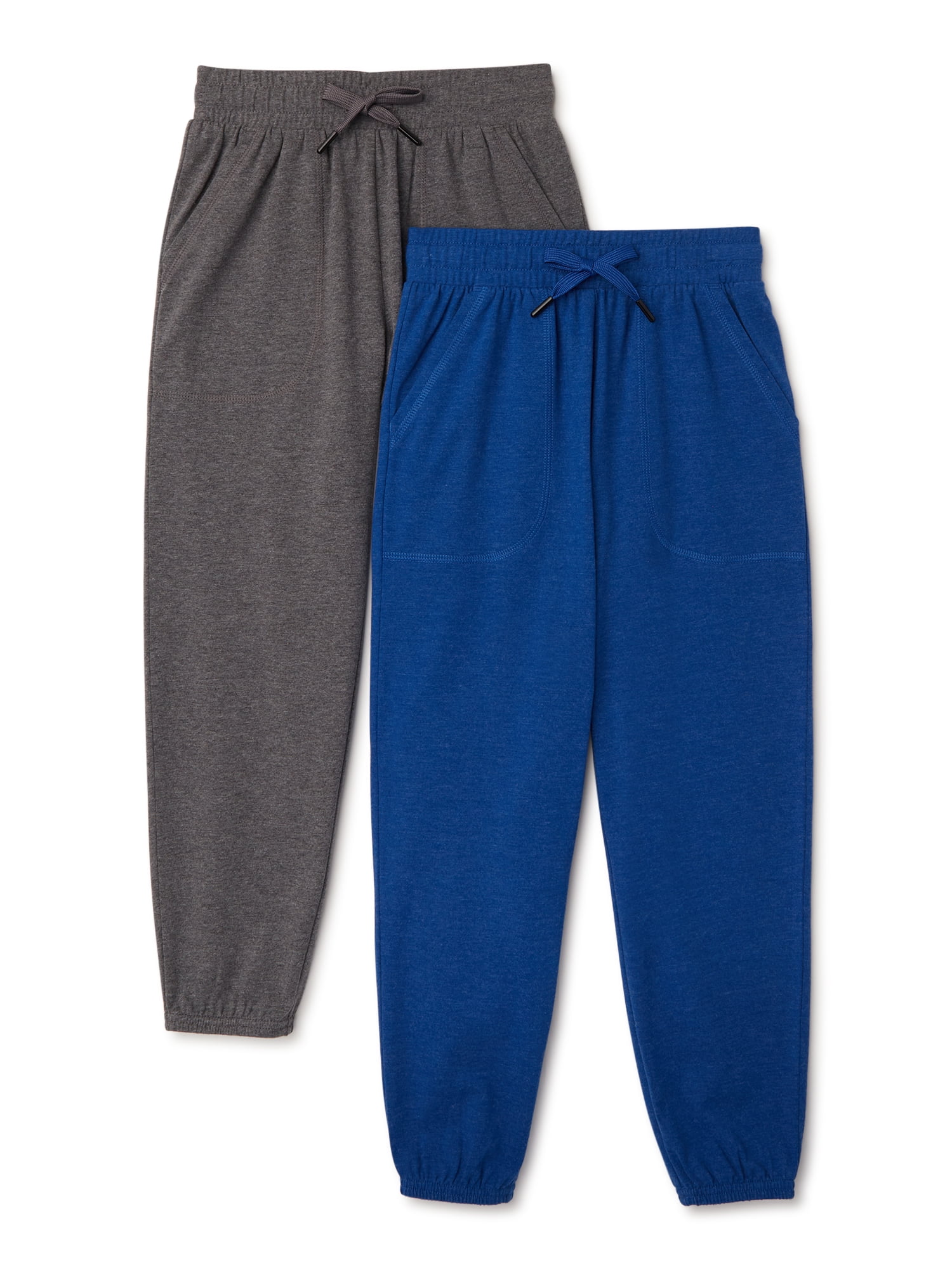 5-pack jersey joggers - Bright blue/Grey - Kids