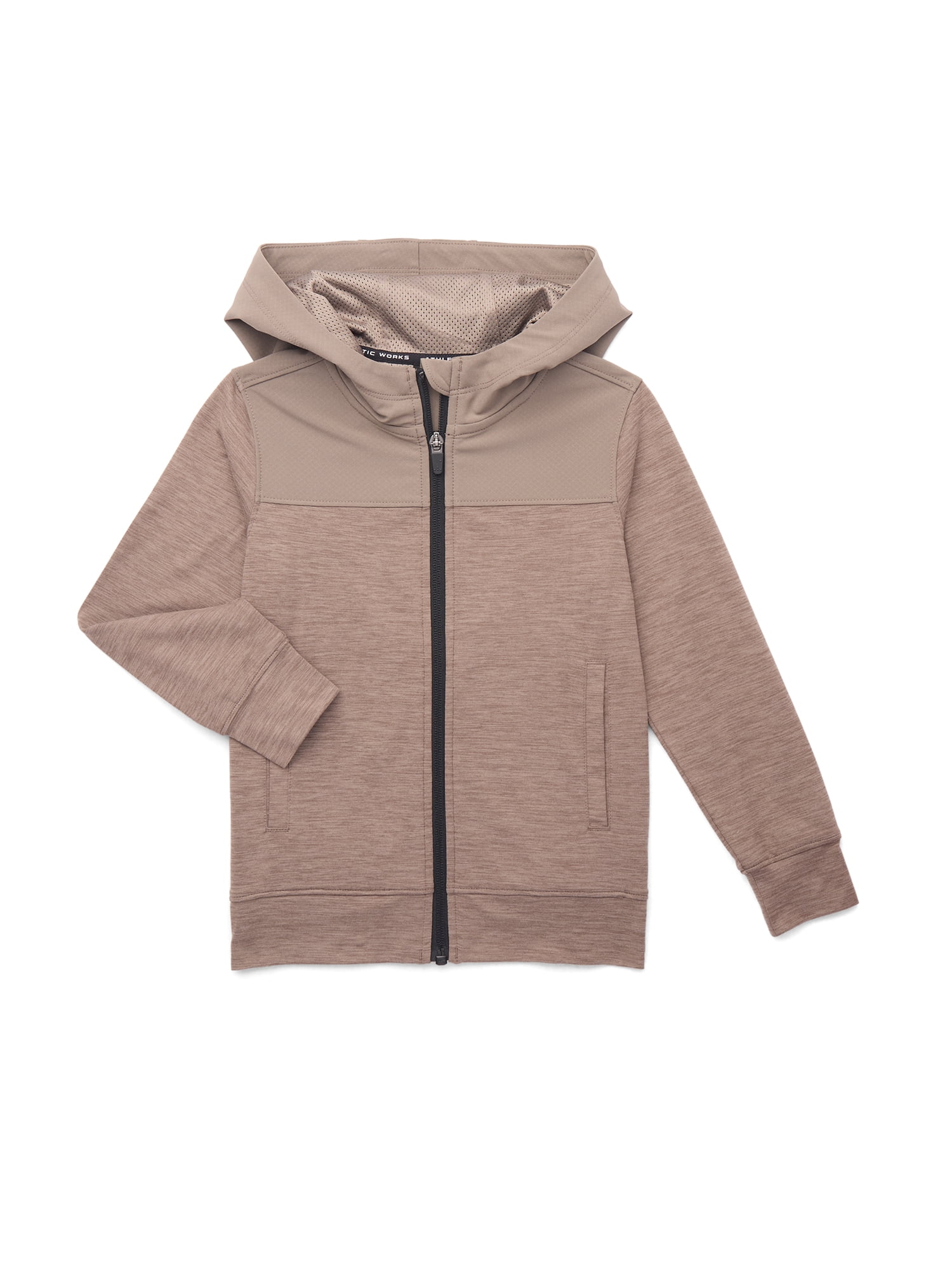 Athletic Works Boys Knit Performance Jacket, Sizes 4-18