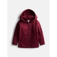 thumbnail image 1 of Athletic Works Boys' Lined Zip Front Hoodie Jacket, Sizes 4-18, 1 of 3