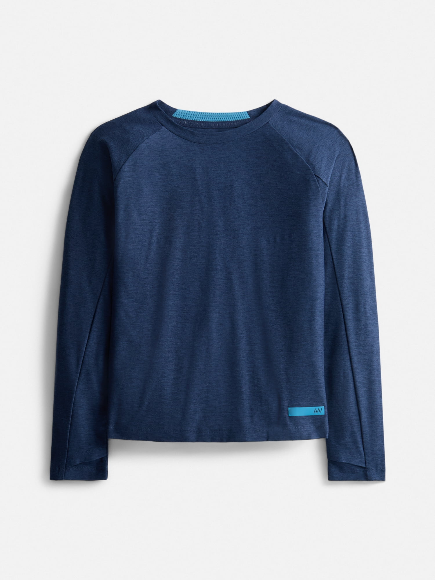 Athletic Works Boys ButterCore Tee with Long Sleeves, Sizes 4-18
