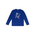 thumbnail image 1 of Athletic Works Boys Long Sleeve Graphic T-Shirt, Sizes 4-18 & Husky, 1 of 5