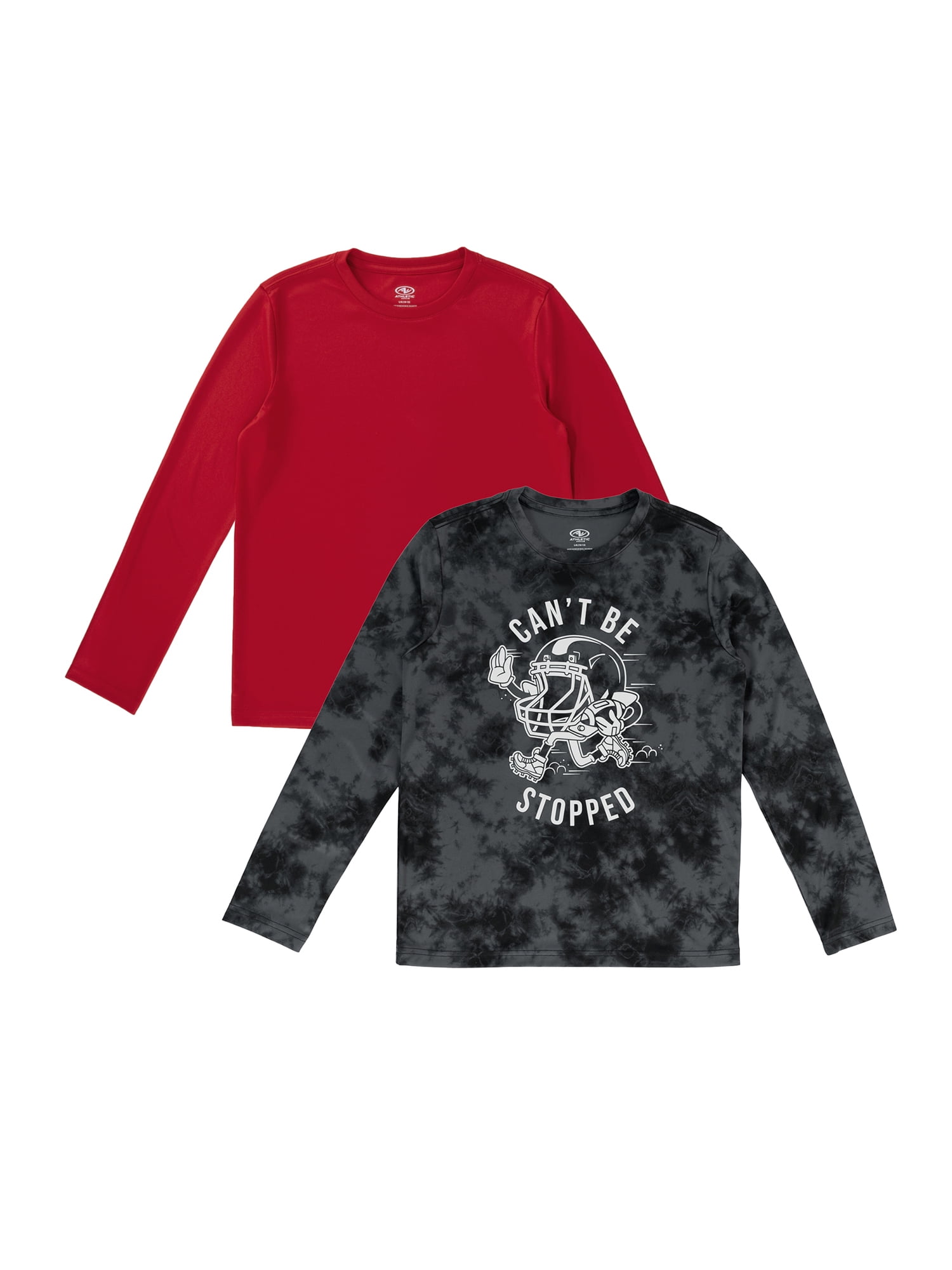 トップス c-boy style (vol.266)ATHLETIC WORKS Athletic Works Boy's Short Sleeve Athletic T-Shirt, 2-Pack