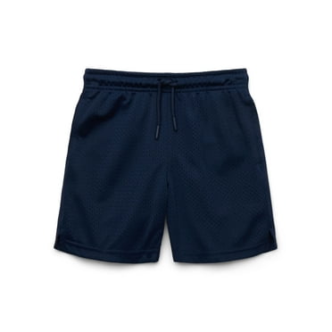 Athletic Works Boys Mesh Performance Shorts, Sizes 4-18 & Husky