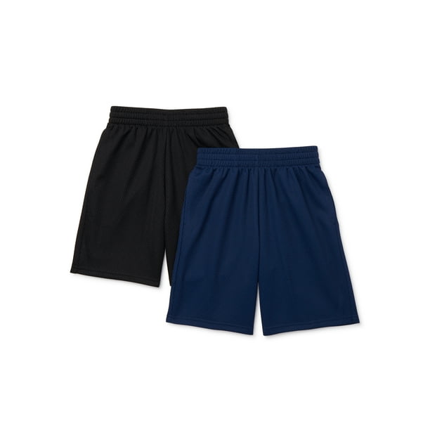 Athletic Works Boys Performance 2Pack Dazzle Shorts, Sizes 420
