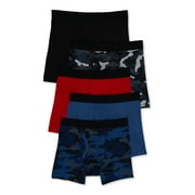 Athletic Works Boys Performance Boxer Brief Underwear, 5-Pack, Sizes S-XL