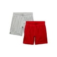 thumbnail image 1 of Athletic Works Boys Performance Shorts, 2-Pack, Sizes 4-18 & Husky, 1 of 3