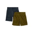thumbnail image 1 of Athletic Works Boys Performance Shorts, 2-Pack, Sizes 4-18 & Husky, 1 of 3
