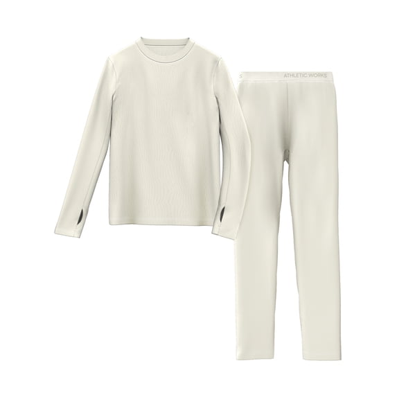 Athletic Works Boys Performance Thermal Base Layer 2PC Set, Sizes XS-XXL