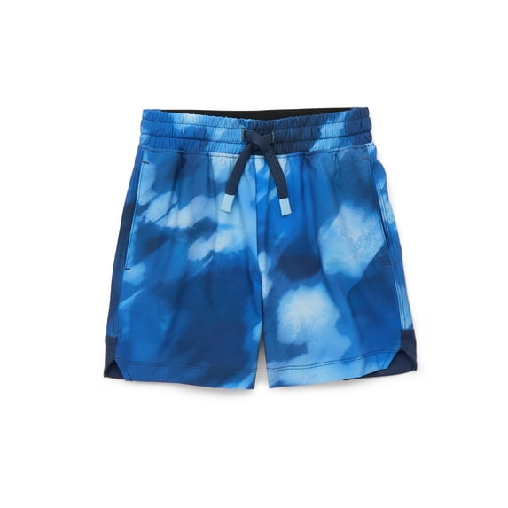 Athletic Works Boys Printed Active Shorts, Sizes 4-18 & Husky