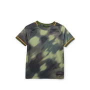 Athletic Works Boys Printed Active Tee with Short Sleeves, Sizes 4-16 & Husky