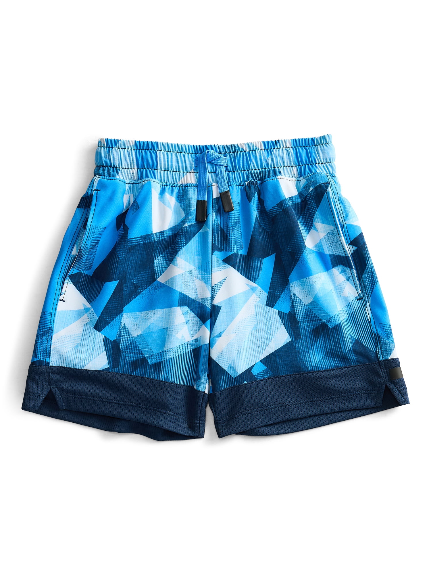 Athletic Works Boys' Print Performance Shorts, Sizes 4-18 & Husky