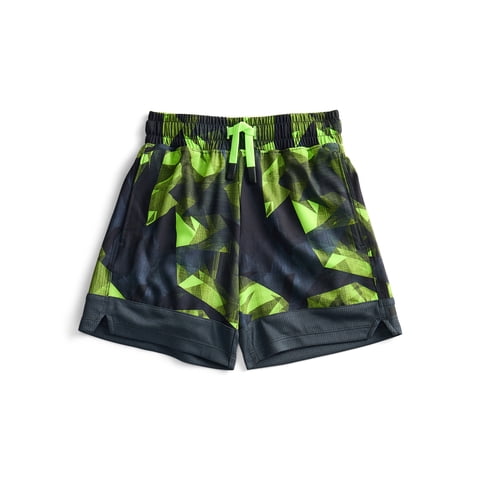 Boys' Print Performance Shorts, Sizes 4-18 & Husky