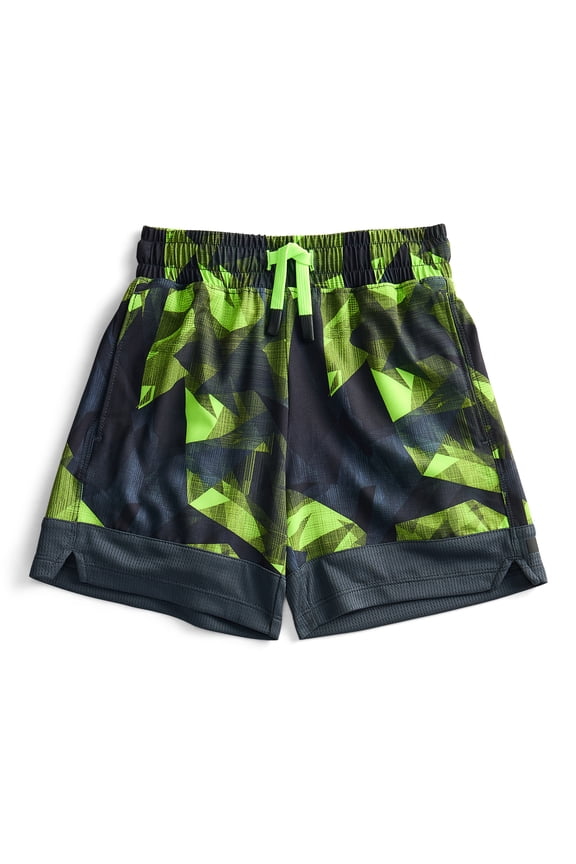 Boys' Print Performance Shorts, Sizes 4-18 & Husky
