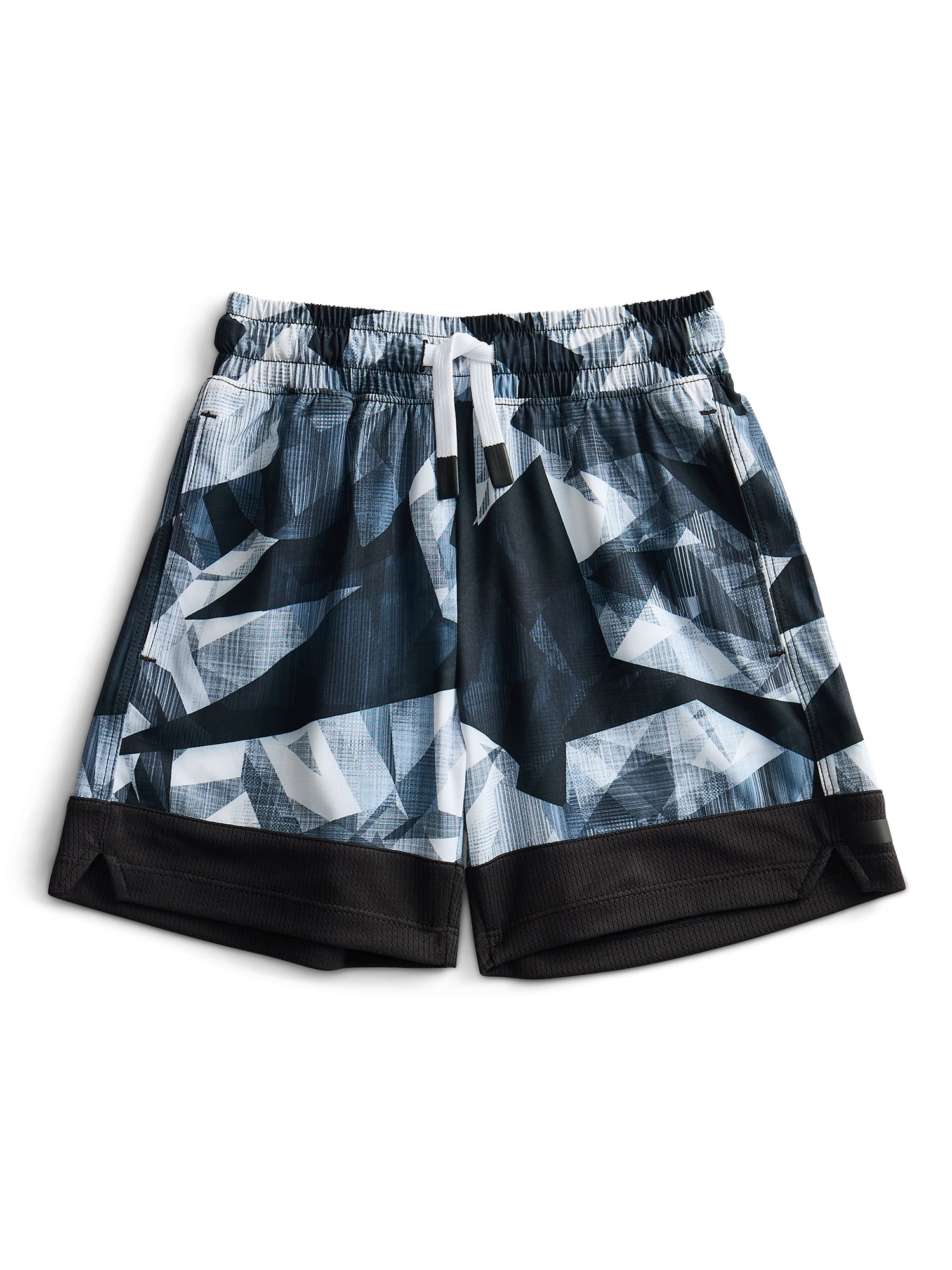 Athletic Works Boys' Print Performance Shorts, Sizes 4-18 & Husky