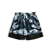 Athletic Works Boys' Print Performance Shorts, Sizes 4-18 & Husky