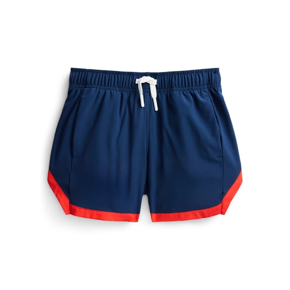 Athletic Works Boys Pull-On Soccer Shorts, Blue Cove, XS (4-5)