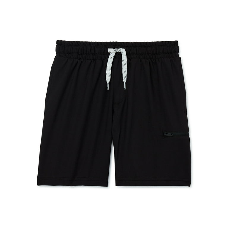 Boys black gym shorts best sale