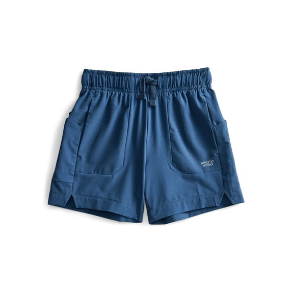 Athletic Works Boys' Ripstop Shorts, Sizes 4-18 & Husky