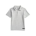 thumbnail image 1 of Athletic Works Boys Active Polo Shirt with Short Sleeves, Sizes 4-18, 1 of 3