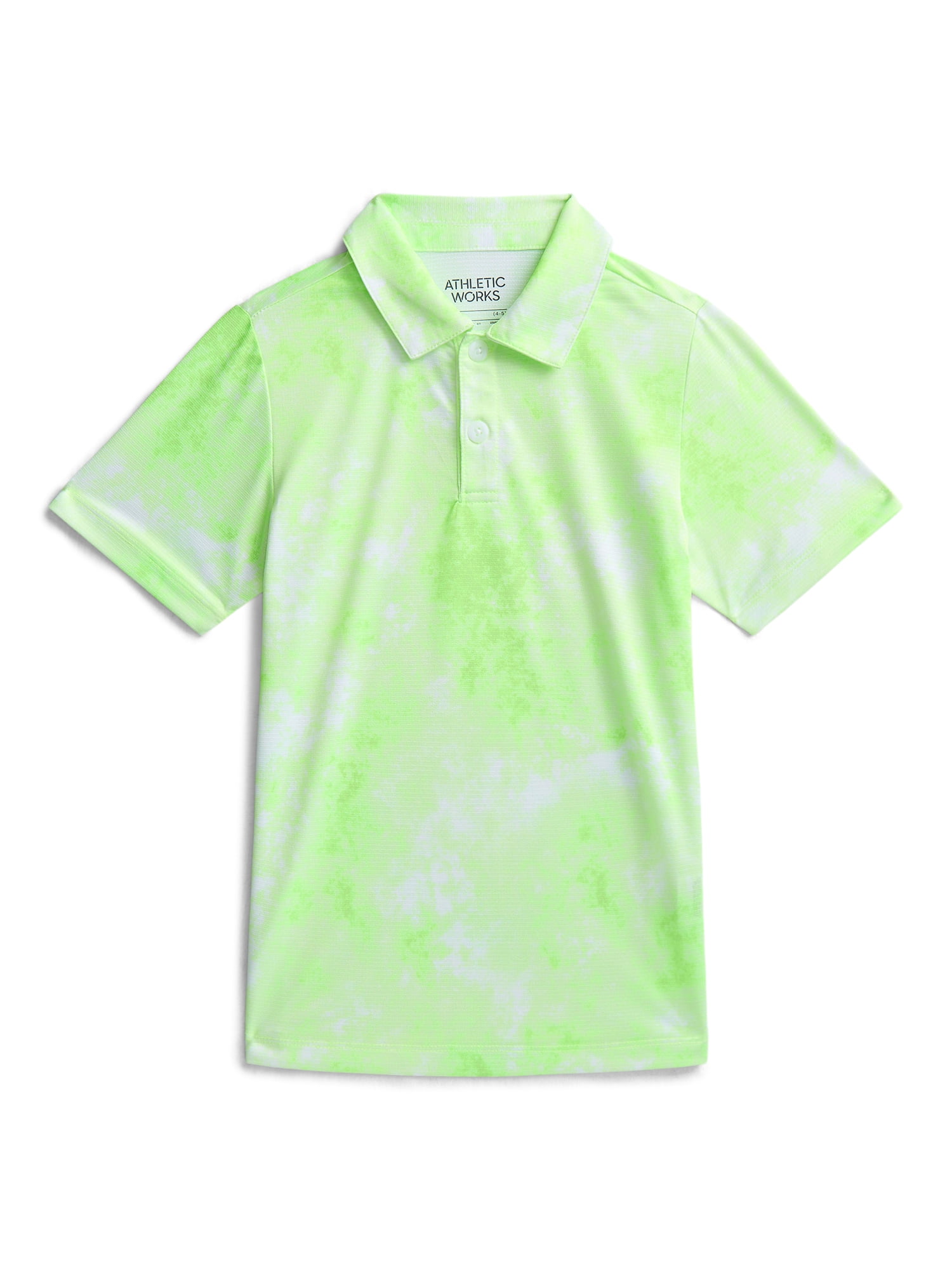 Athletic Works Boys Short Sleeve Polo, Sizes 4-18