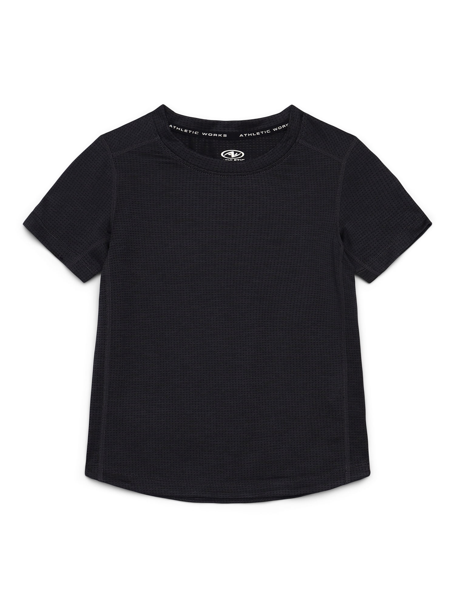 Athletic Works Boys Outdoor Active Tee with Short Sleeves, Sizes 4-18 & Husky
