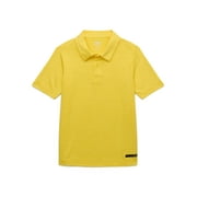 Athletic Works Boys Short Sleeve Performance Polo Shirt, Sizes 4-18