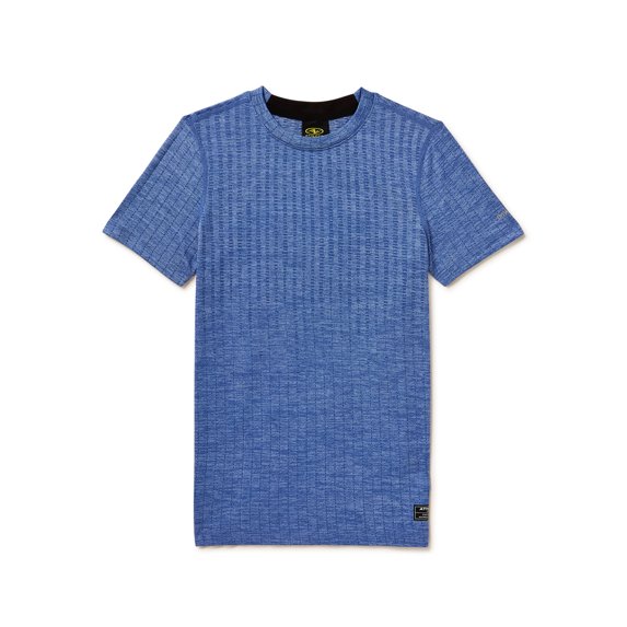 Athletic Works Boys Short Sleeve Performance Tee, Sizes 4-18 & Husky