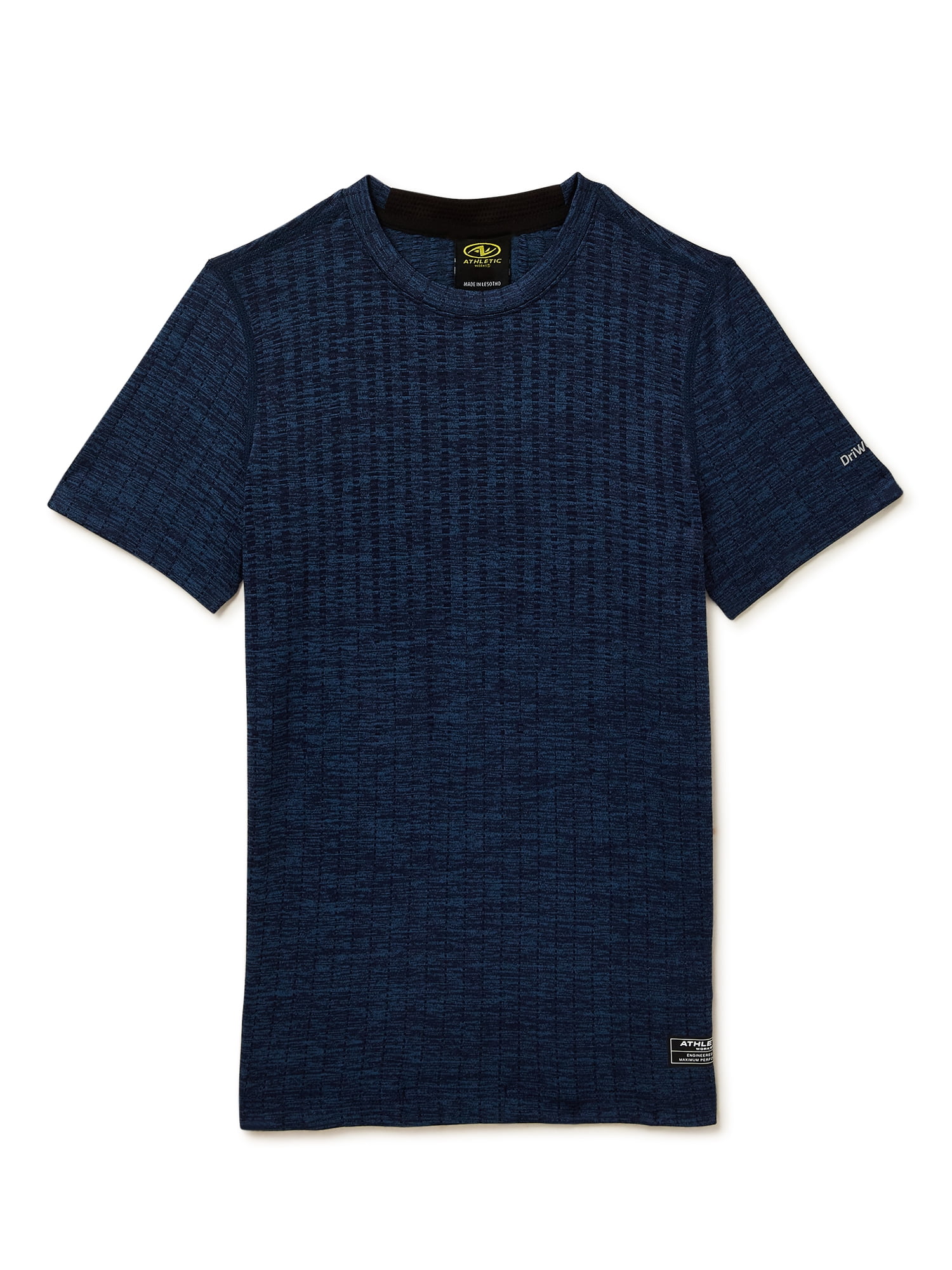 Athletic Works Boys Short Sleeve Performance Tee, Sizes 4-18 & Husky
