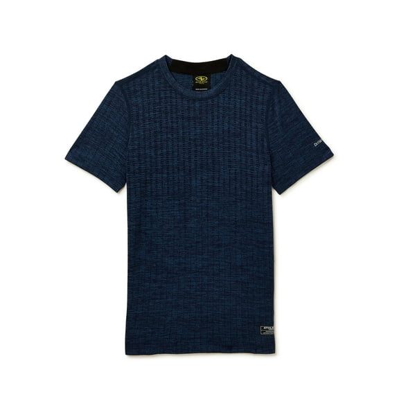 Athletic Works Boys Short Sleeve Performance Tee, Sizes 4-18 & Husky