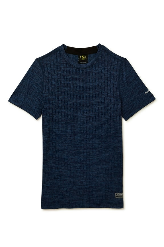 Boys Short Sleeve Performance Tee, Sizes 4-18 & Husky