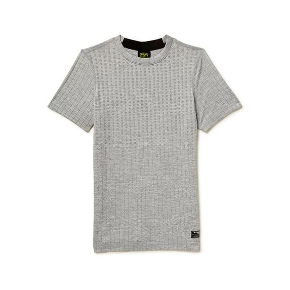 Athletic Works Boys Short Sleeve Performance Tee, Sizes 4-18 & Husky