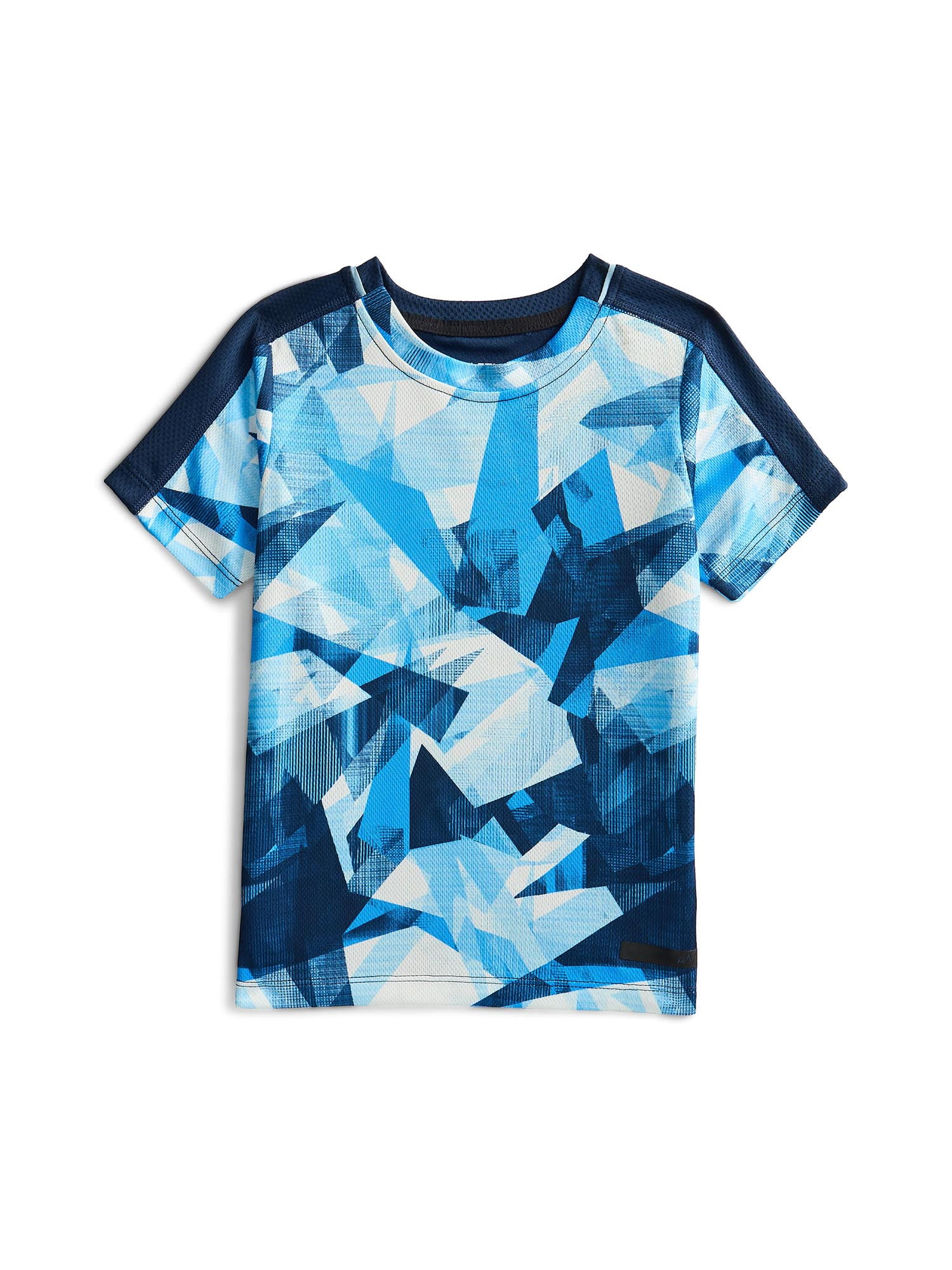 Athletic Works Boys' Print Performance Tee with Short Sleeves, Sizes 4-18 & Husky