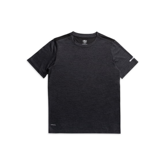 Athletic Works Boys Short Sleeve Solid T-Shirt, Sizes 4-18 & Husky